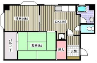 六義園杉ハイムの物件間取画像